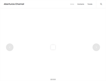 Tablet Screenshot of aberturaschamal.com.ar